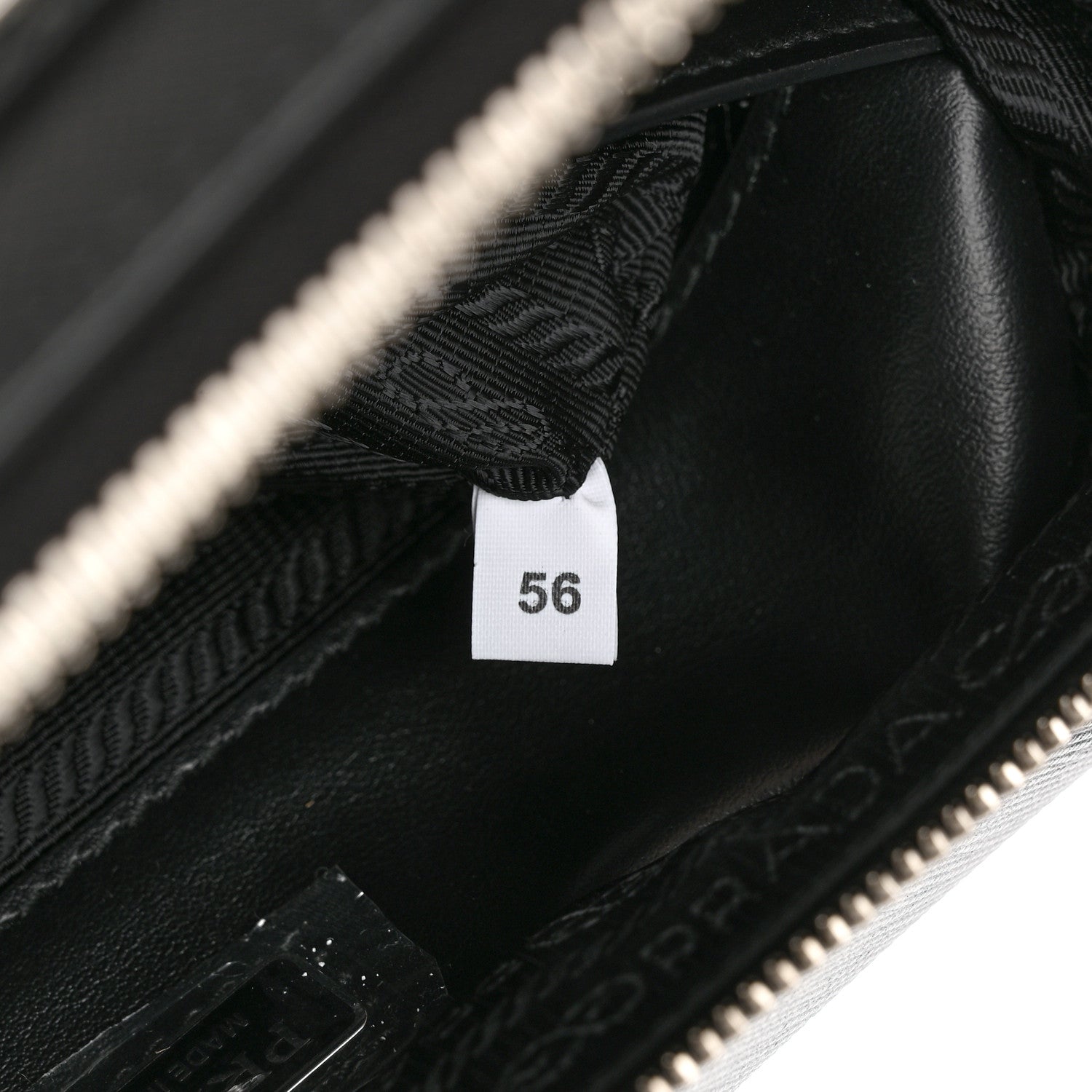 Prada Saffiano Travel Medium Brique Crossbody Bag Black 7 of 12