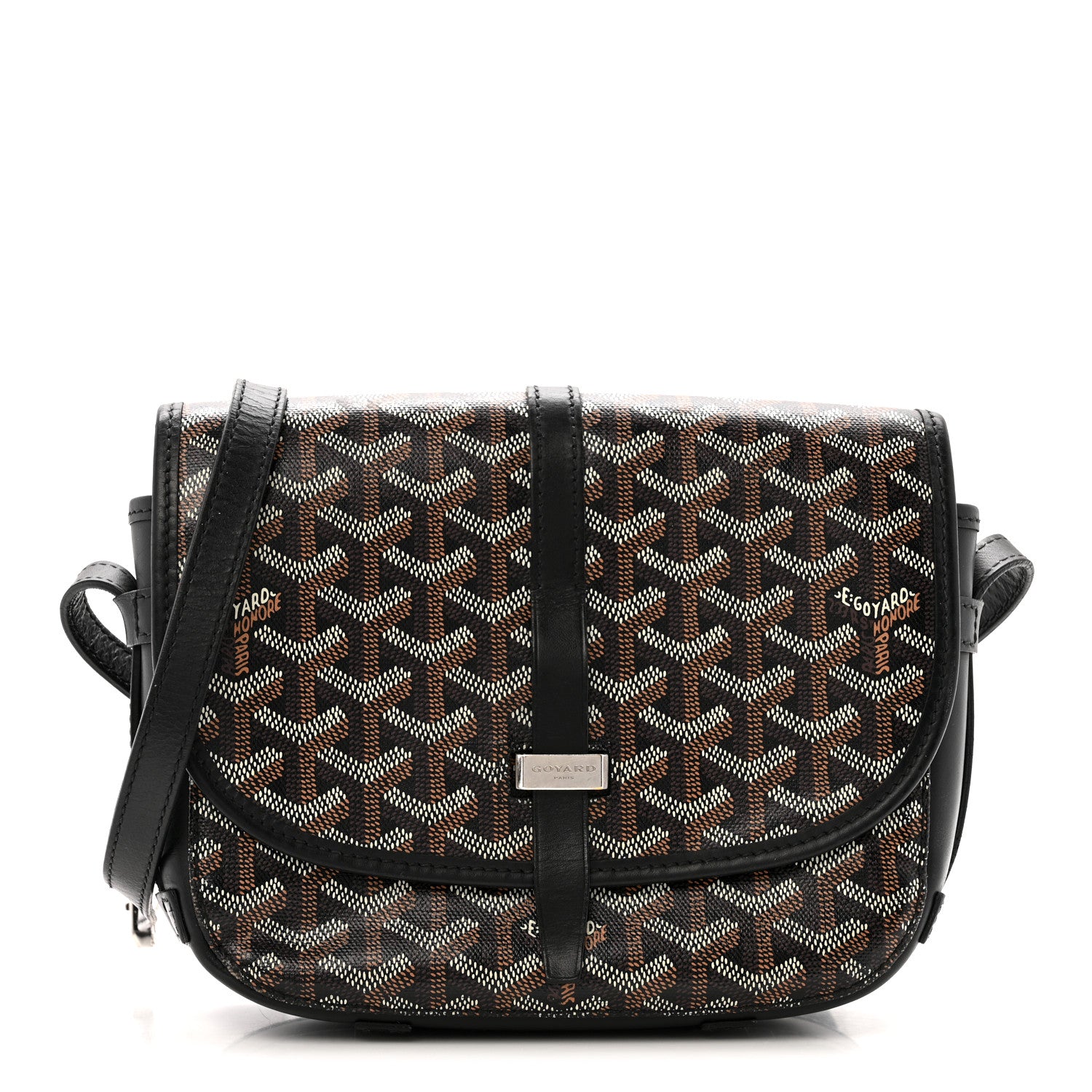 Goyard Goyardine Belvedere II PM Messenger Bag Black 1 of 13