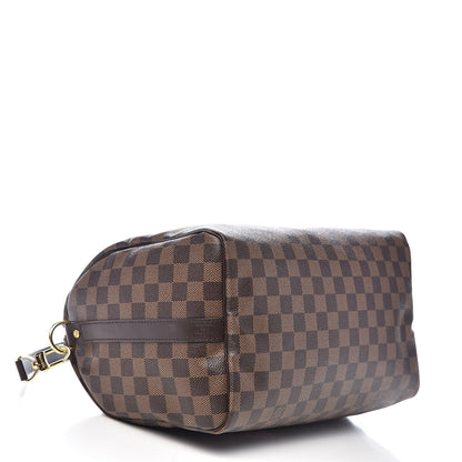 Louis Vuitton Damier Ebene Patches Speedy Bandouliere 30 4 of 10