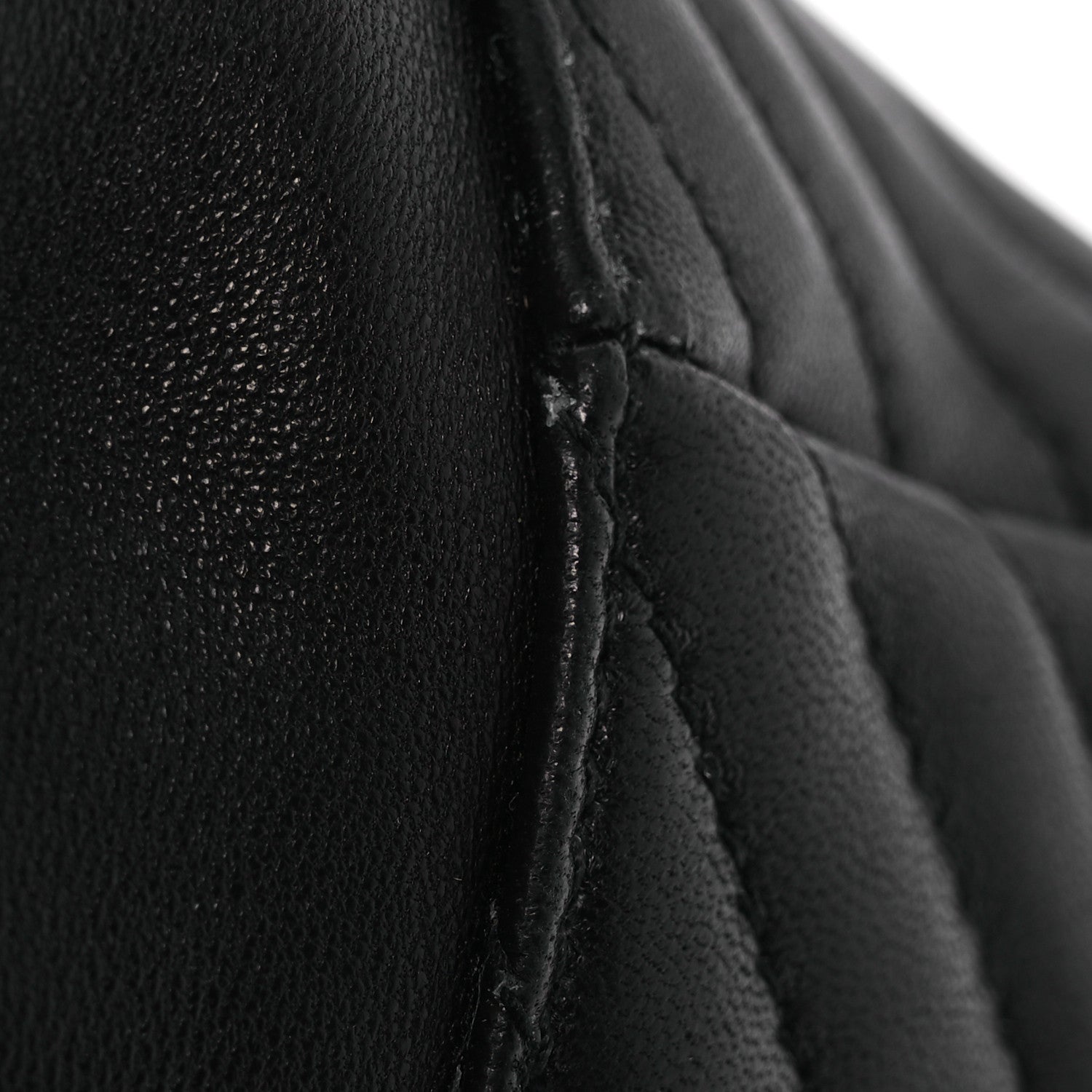 Saint Laurent Lambskin Matelasse Monogram Joe Nano Bucket Bag Black 12 of 13