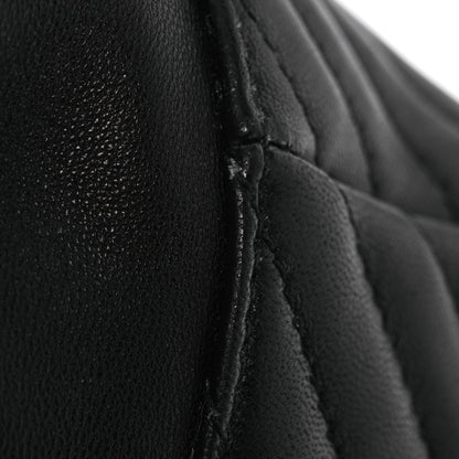 Saint Laurent Lambskin Matelasse Monogram Joe Nano Bucket Bag Black 12 of 13