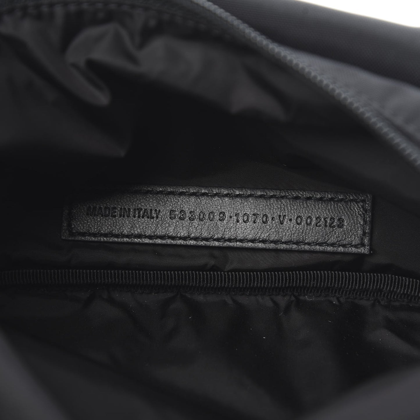Sport Nylon Logo Embroidered Wheel Beltpack Black