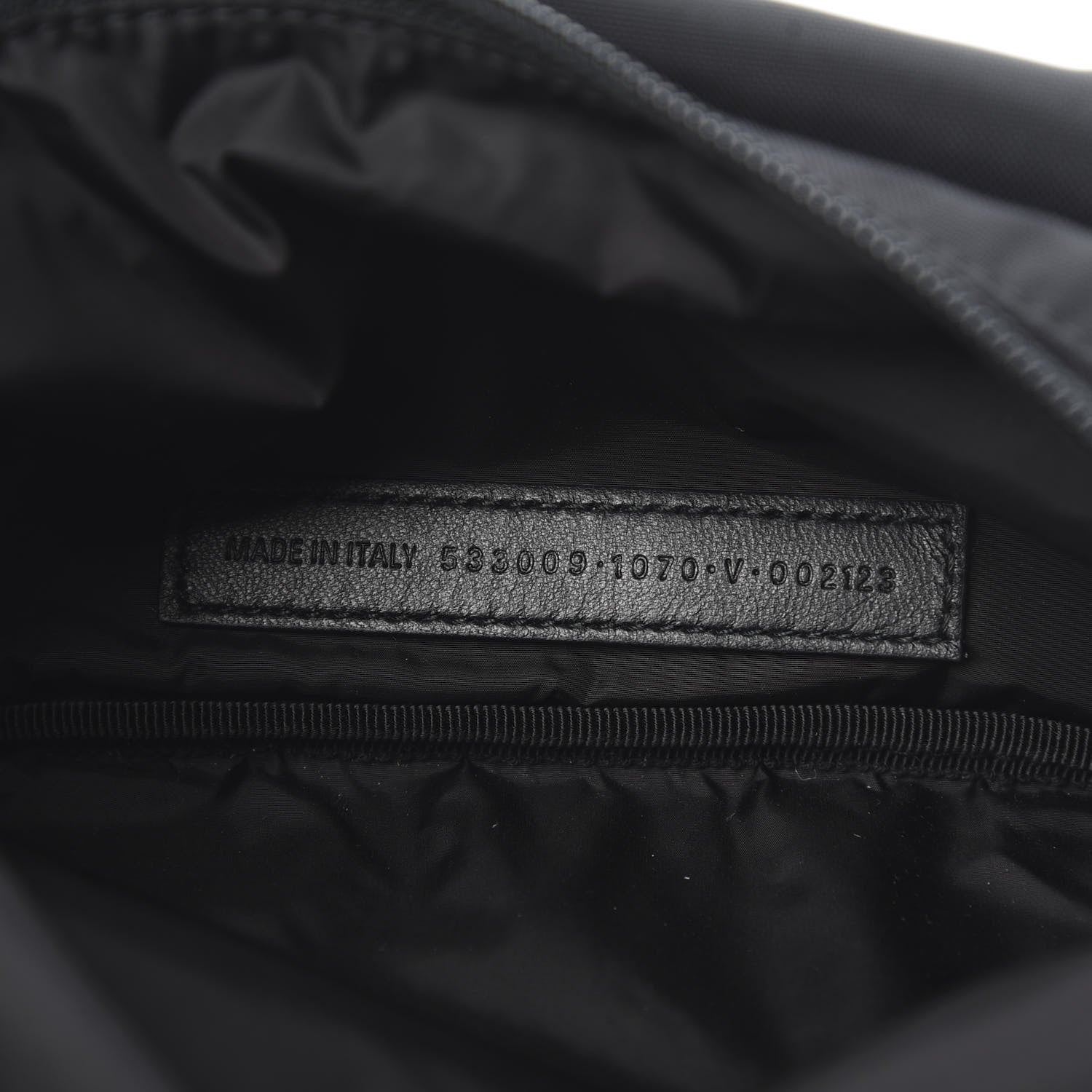 Balenciaga Sport Nylon Logo Embroidered Wheel Beltpack Black 7 of 10