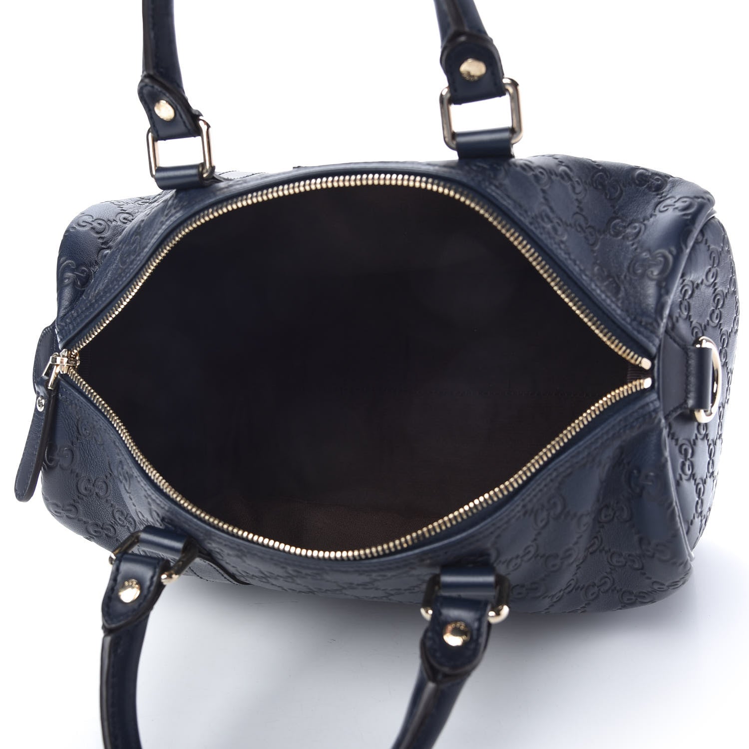 Gucci Guccissima Medium Joy Boston Blue 5 of 9