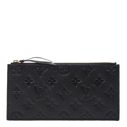 Louis Vuitton Empreinte Felicie Chain Wallet Zippered Insert Black 1 of 7