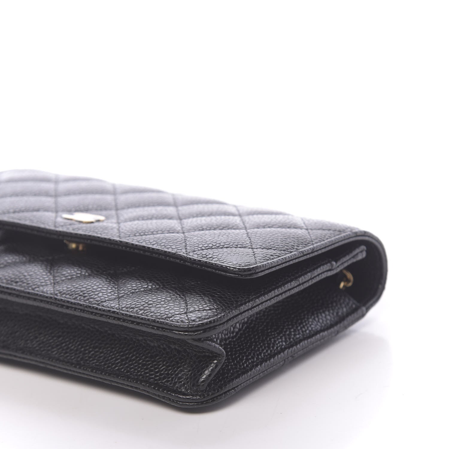 Chanel Caviar Quilted Wallet On Chain WOC Black 10 of 12