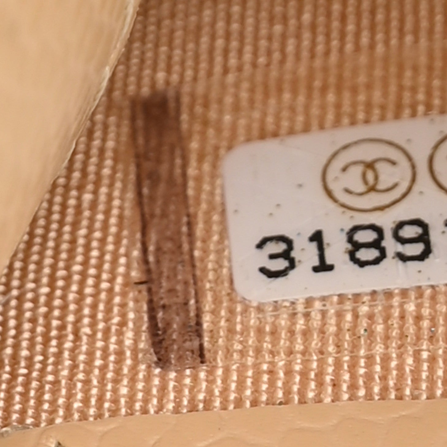 Chanel Caviar Quilted Card Holder Beige 8 of 8
