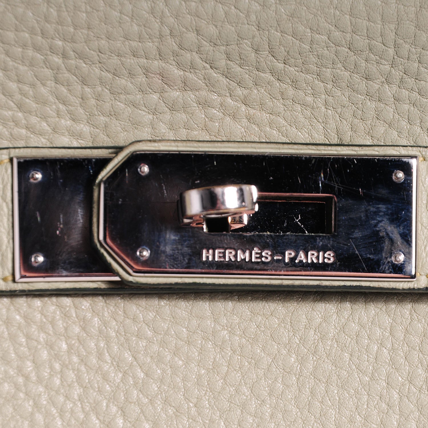 Hermes Taurillon Clemence Kelly Retourne 40 Vert Pale Green 7 of 21