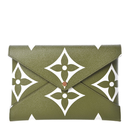 Louis Vuitton Monogram Giant Large Kirigami Pochette Kaki 1 of 8