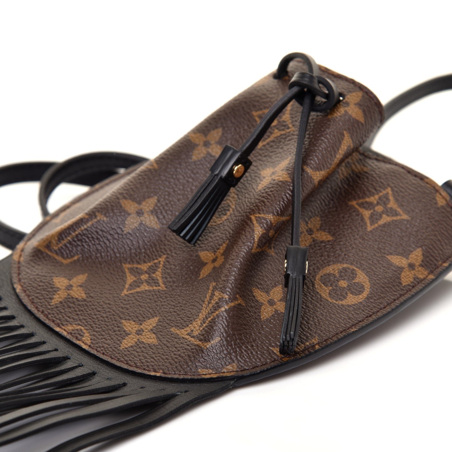 Monogram Fringed Mini Noe