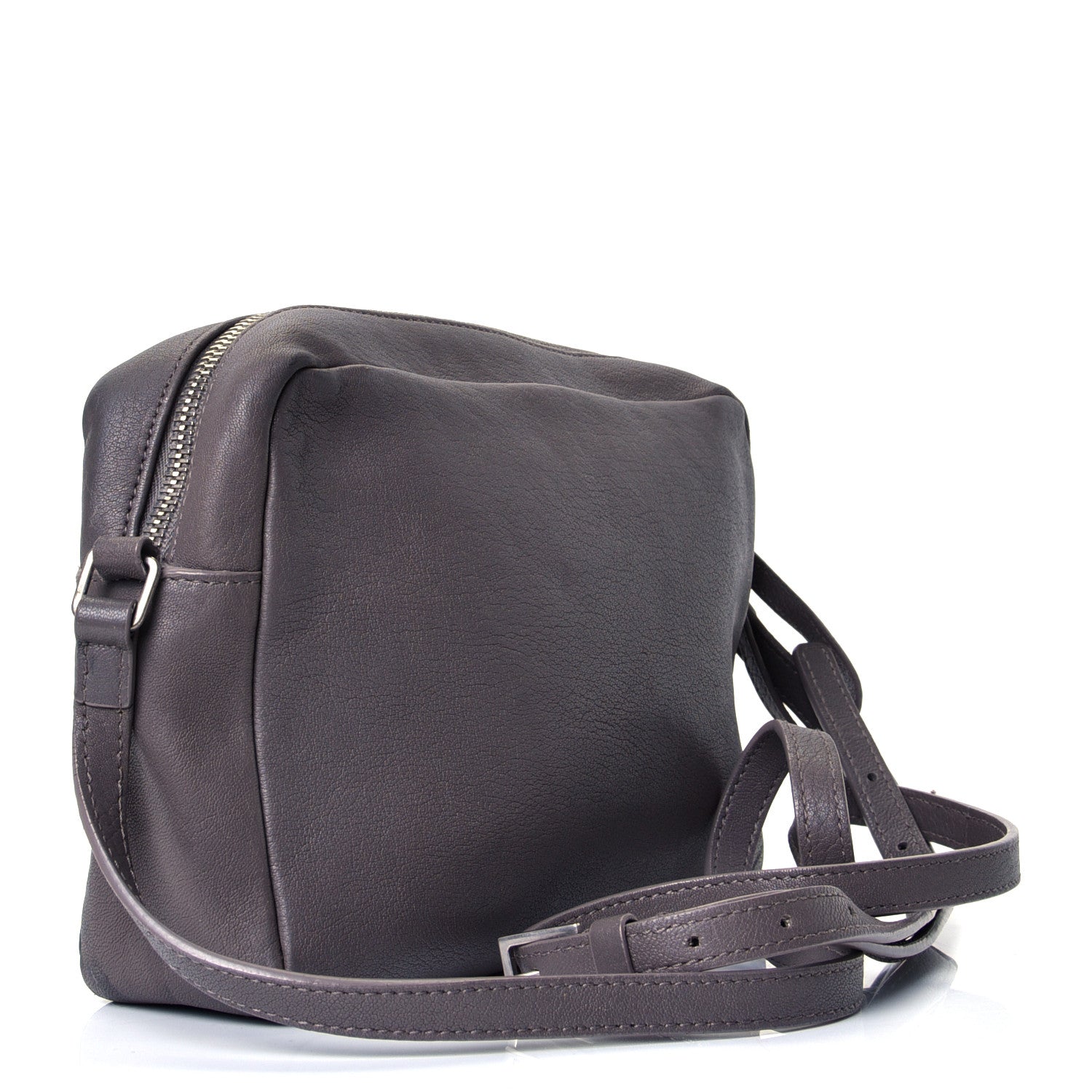 Saint Laurent Lambskin Monogram Small Lou Camera Bag Fog 2 of 4