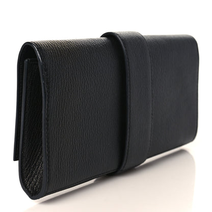 Hermes Chevre Mysore Medor 23 Clutch Black 3 of 7