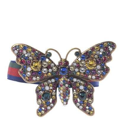 Gucci Web Crystal Butterfly Bracelet Multicolor 1 of 5