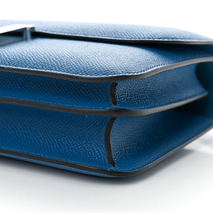 Hermes Epsom Constance Elan 25 Bleu Izmir 10 of 12