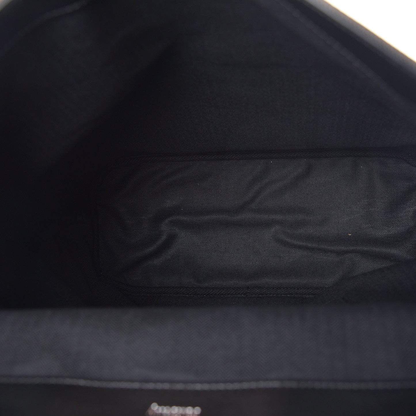 Nylon Calfskin Reston Backpack Dark Green Black