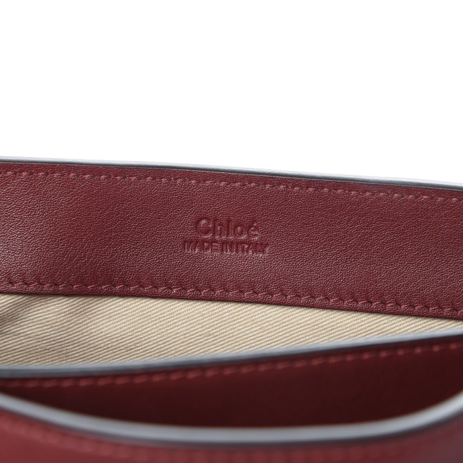 Chloe Calfskin Small Faye Day Shoulder Bag Sienna Red 6 of 13