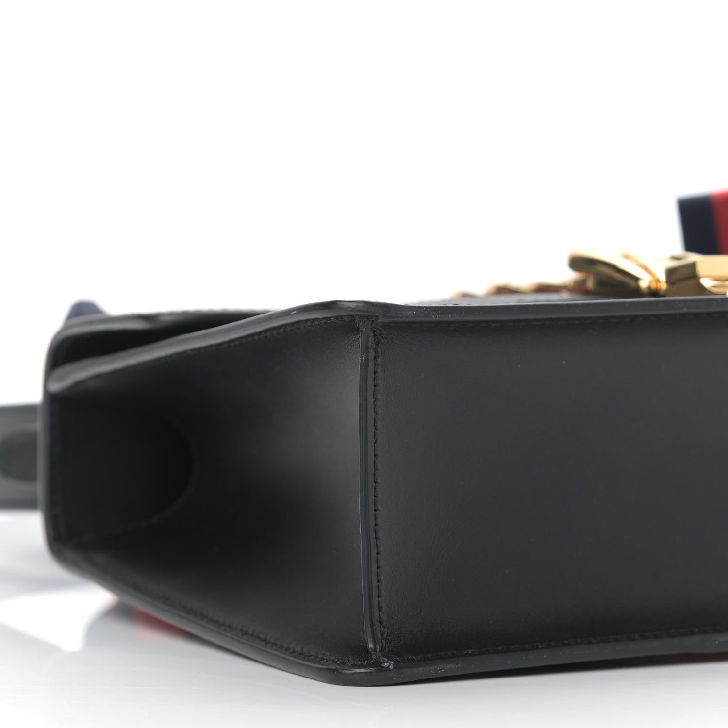 Gucci Calfskin Small Sylvie Shoulder Bag Black 9 of 10