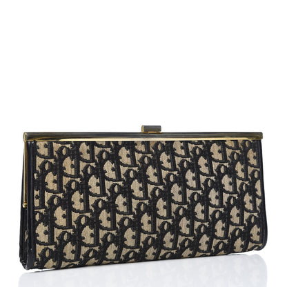 Christian Dior Monogram Clutch Black 3 of 6