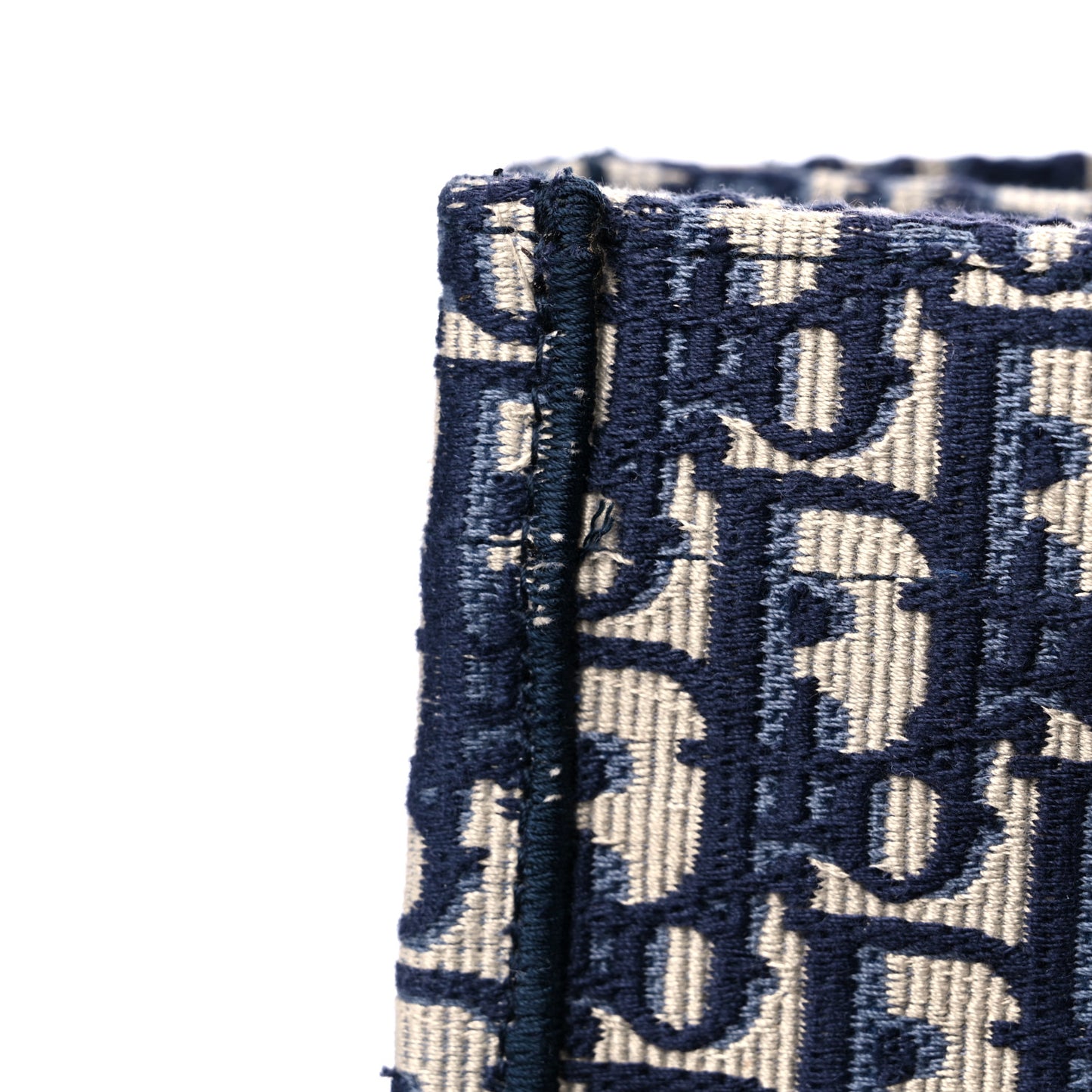 Oblique Large Book Tote Blue Multicolor