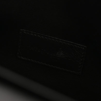 Saint Laurent Grain De Poudre Matelasse Chevron Monogram Envelope Natural Dark 7 of 10