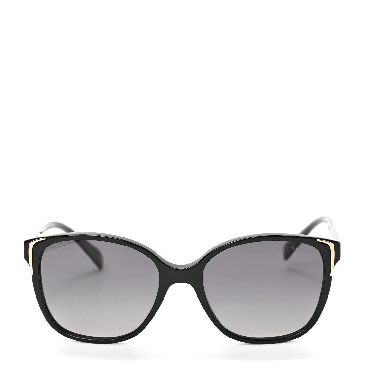 Prada Acetate Sunglasses SPR 01O Black 2 of 6