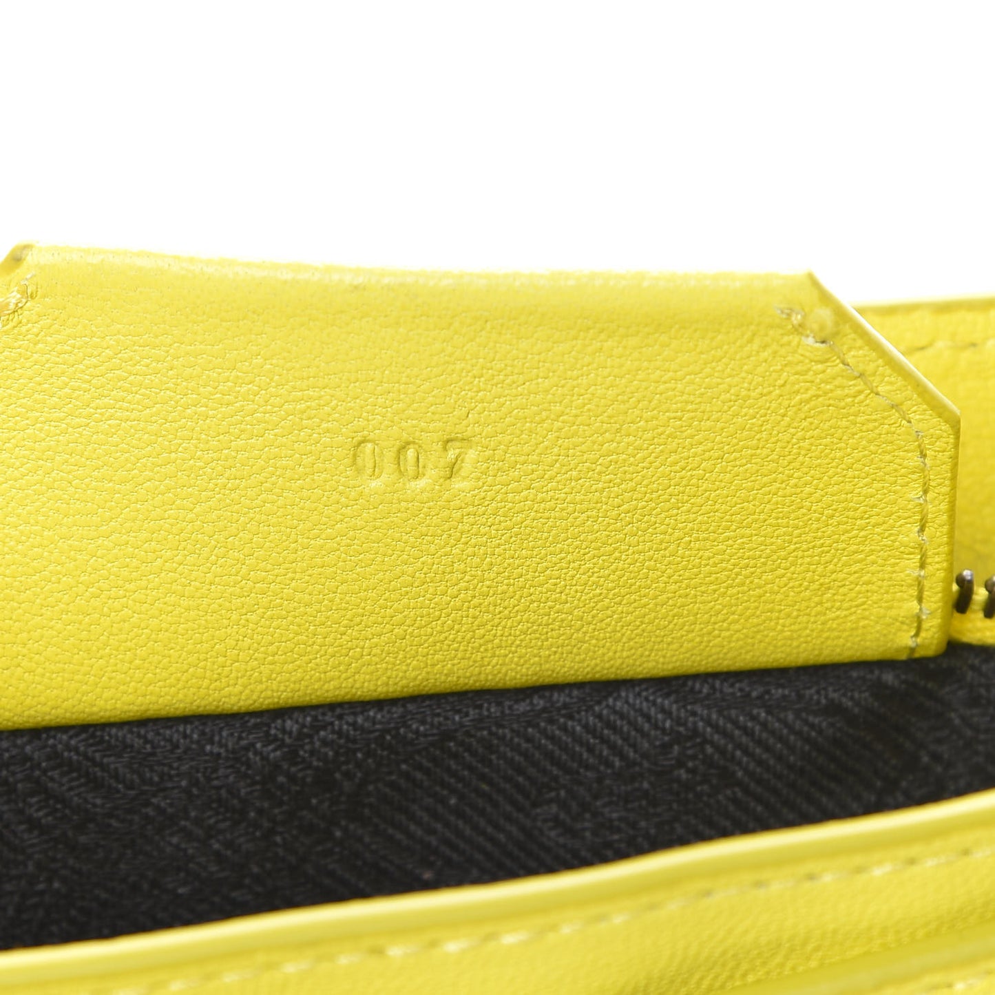 Lambskin PS1 Pochette Clutch Lemon