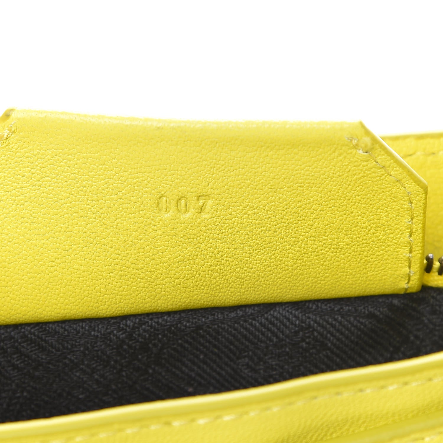 Proenza Schouler Lambskin PS1 Pochette Clutch Lemon 6 of 7