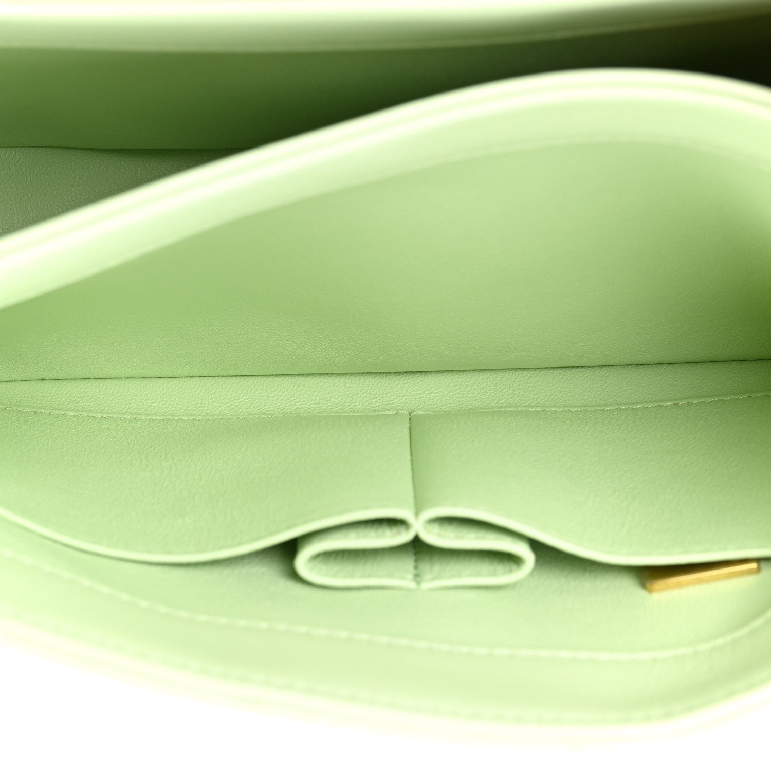 Chanel Lambskin Quilted Small Trendy CC Flap Dual Handle Bag Light Green 5 of 17