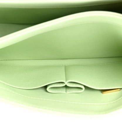 Chanel Lambskin Quilted Small Trendy CC Flap Dual Handle Bag Light Green 5 of 17