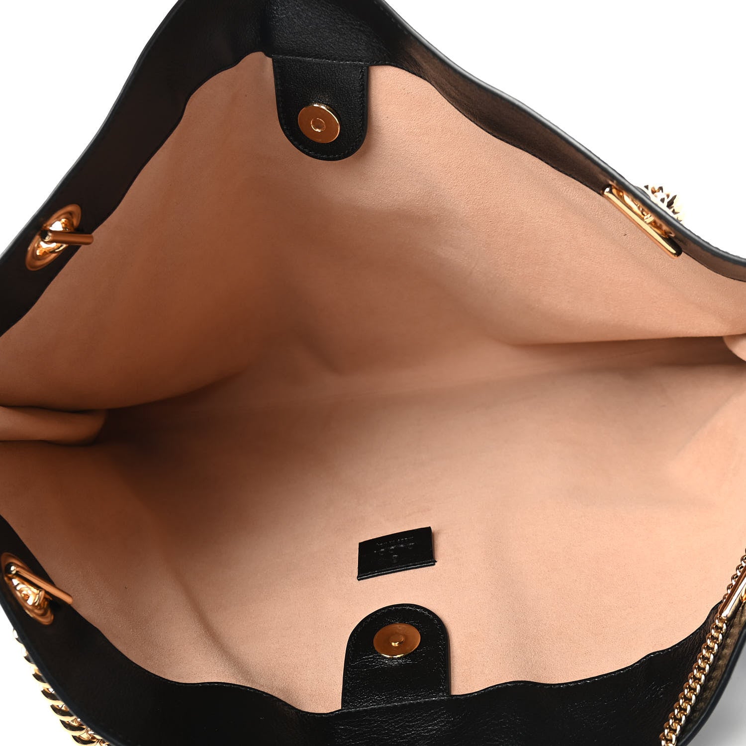 Gucci Calfskin Large Rajah Chain Tote Black 6 of 10