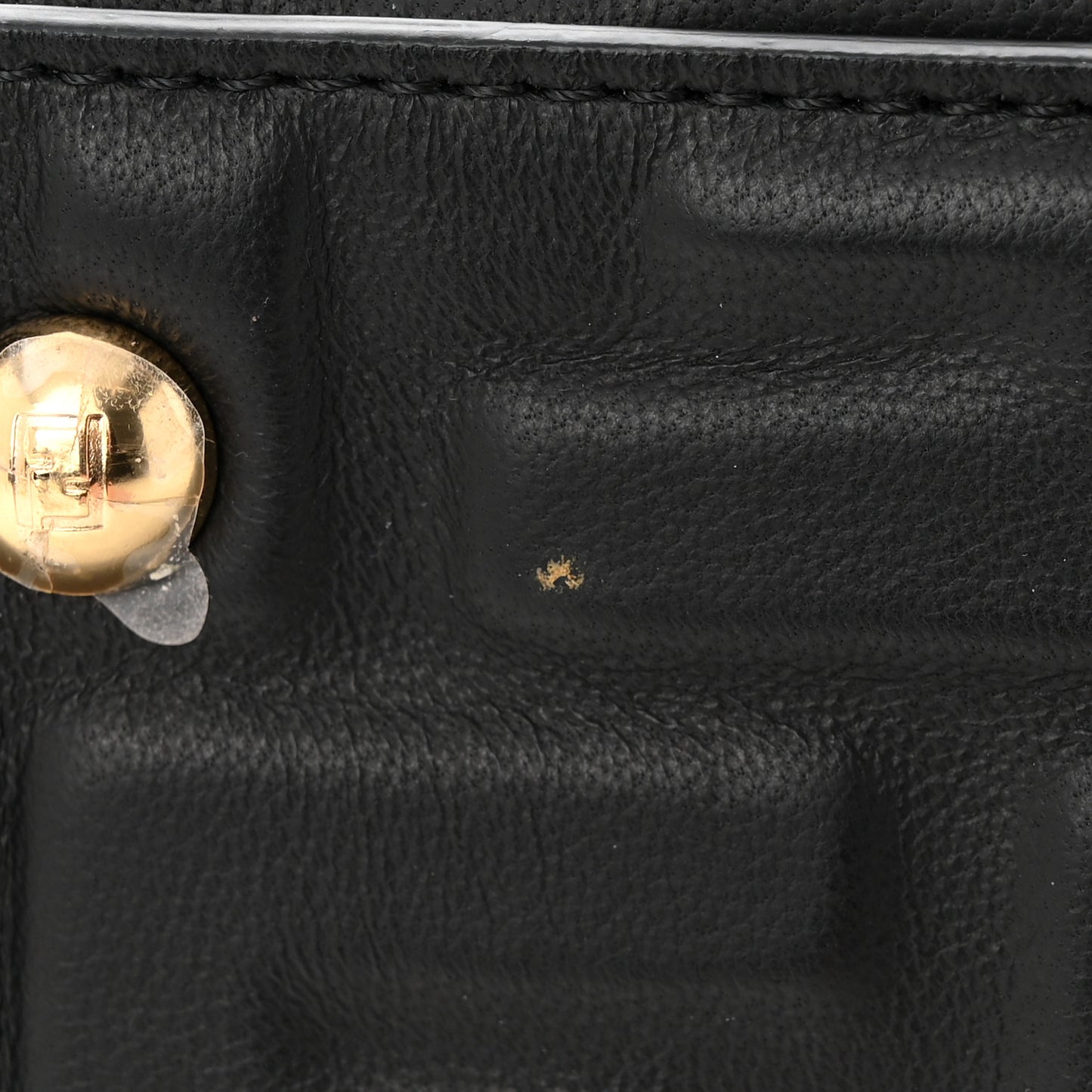 Nappa FF 1974 Embossed Small FF Tote Black
