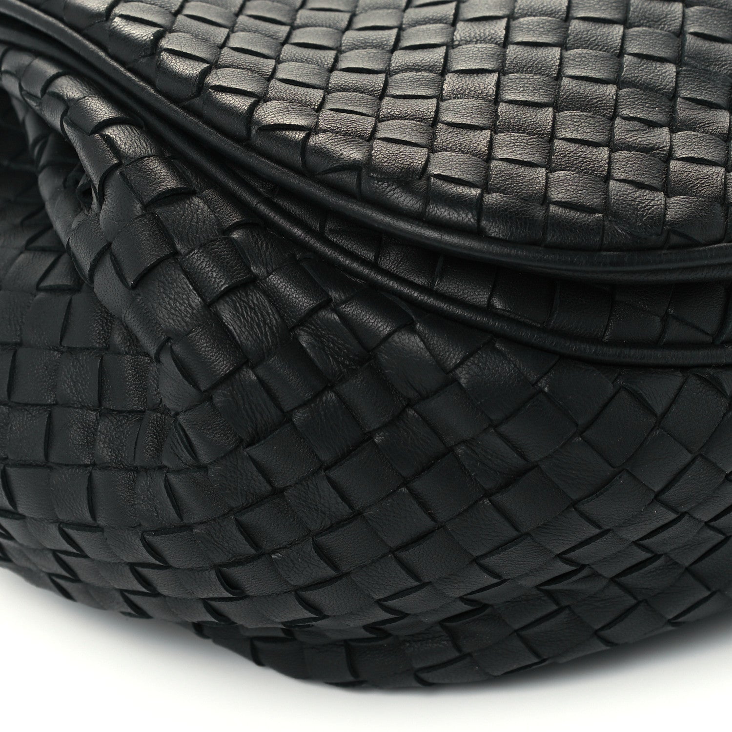 Bottega Veneta Nappa Intrecciato Message Bag Black 9 of 11