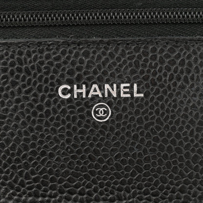 Chanel Caviar Quilted Wallet on Chain WOC Black 6 of 17