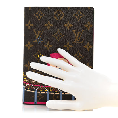 Louis Vuitton Monogram 2020 Christmas Animation Roller Coaster Notebook MM Pivoine 2 of 8
