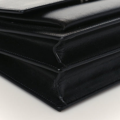 Saint Laurent Calfskin Medium Monogram Sunset Black 9 of 9
