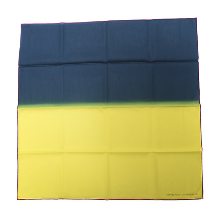 Hermes Cotton Scarf Colvert Lime 1 of 3