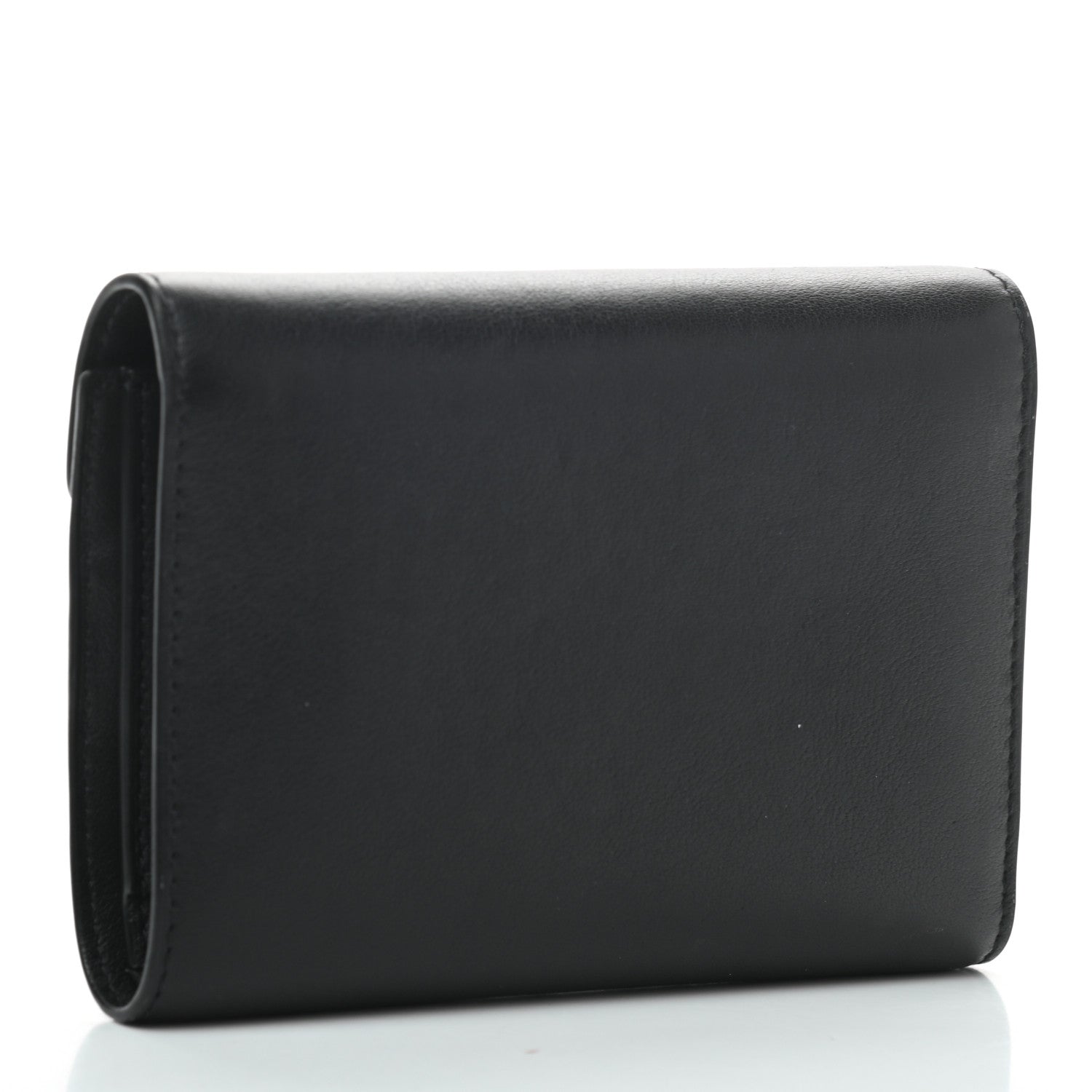 Delvaux Joy Calfskin Tempête Compact Wallet Black 3 of 6