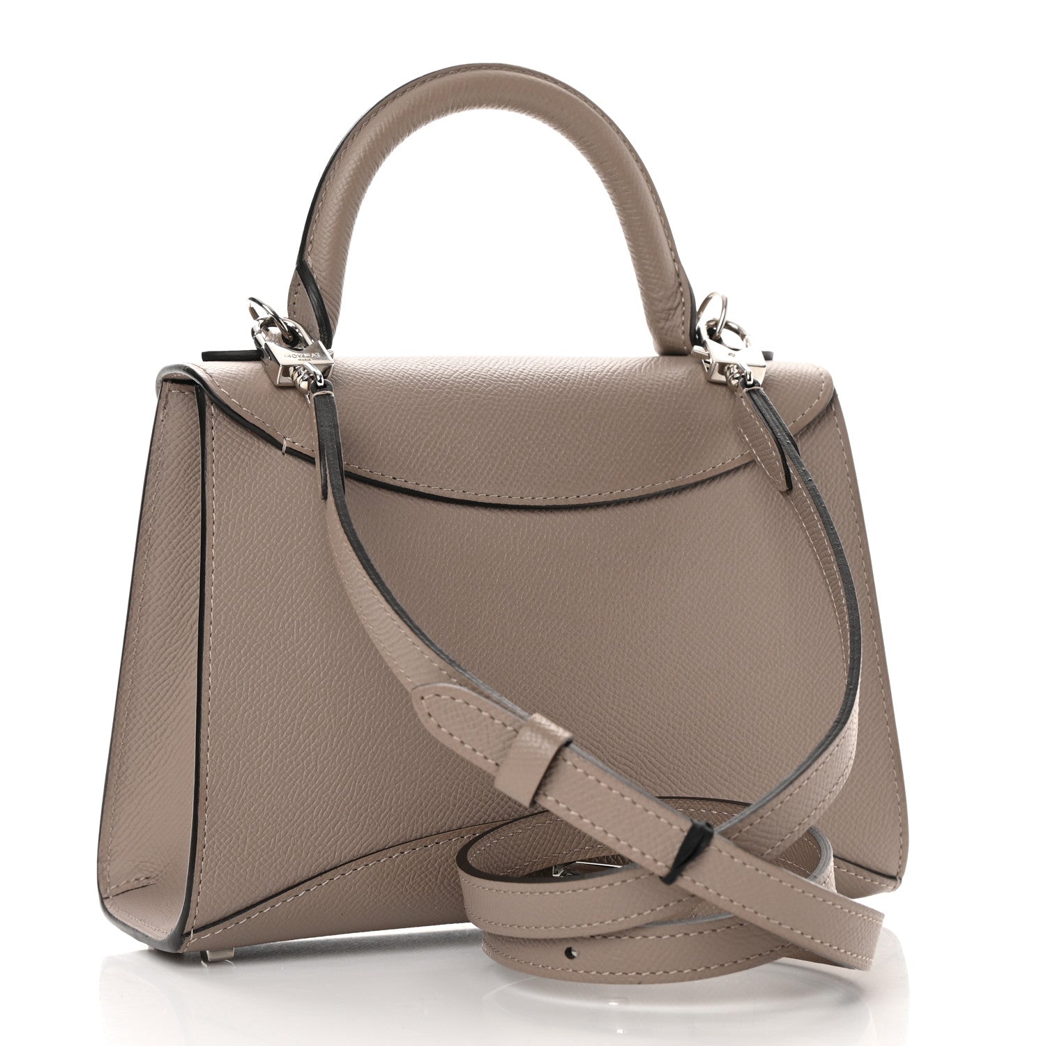 Moynat Carat Calfskin Gabrielle BB Tourterelle 2 of 12