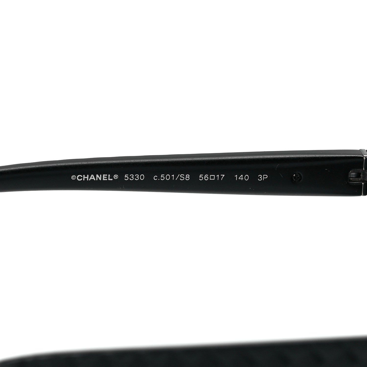 Chanel Polarized CC Cat Eye Sunglasses 5330 Black 5 of 8