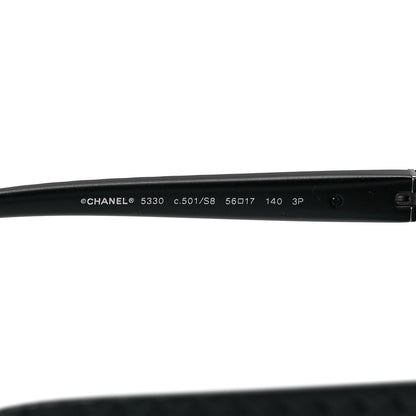 Chanel Polarized CC Cat Eye Sunglasses 5330 Black 5 of 8