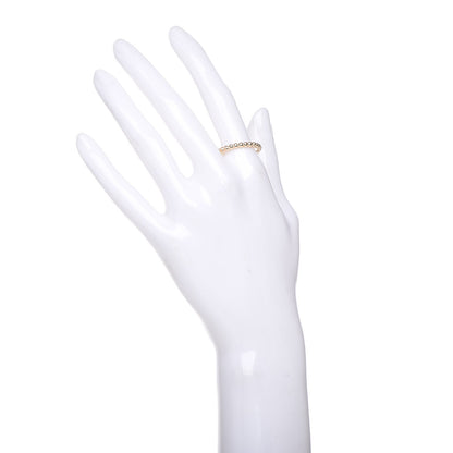 Van Cleef & Arpels 18K Yellow Gold Medium Perlee Ring 59 8.75 2 of 5
