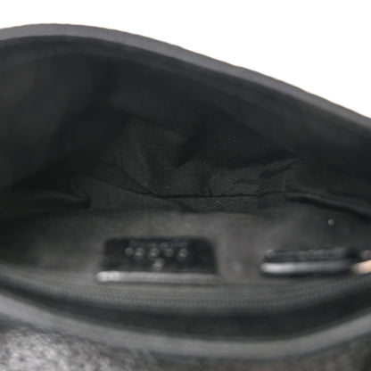 Gucci GG Monogram Web Buckle Belt Bag Black 5 of 10