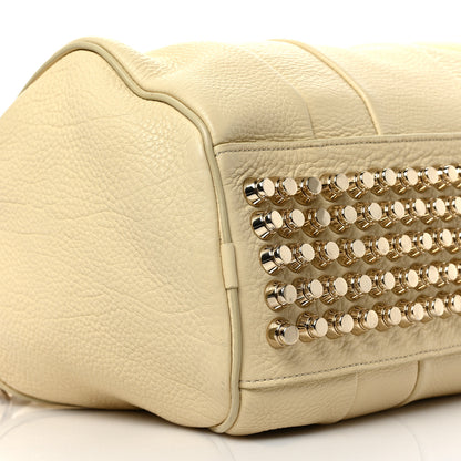 Alexander Wang Pebbled Lambskin Rocco Soft Meringue Pale Gold Hardware 7 of 8