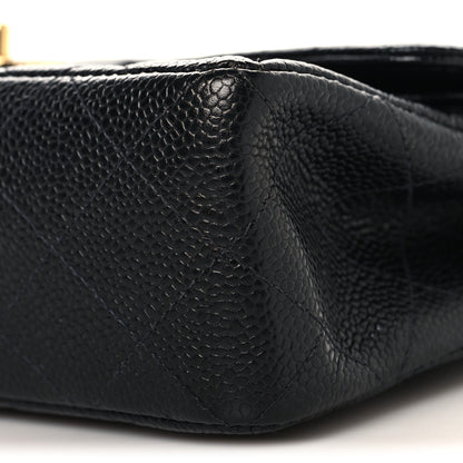 Chanel Caviar Quilted Small Double Flap Black 10 of 12