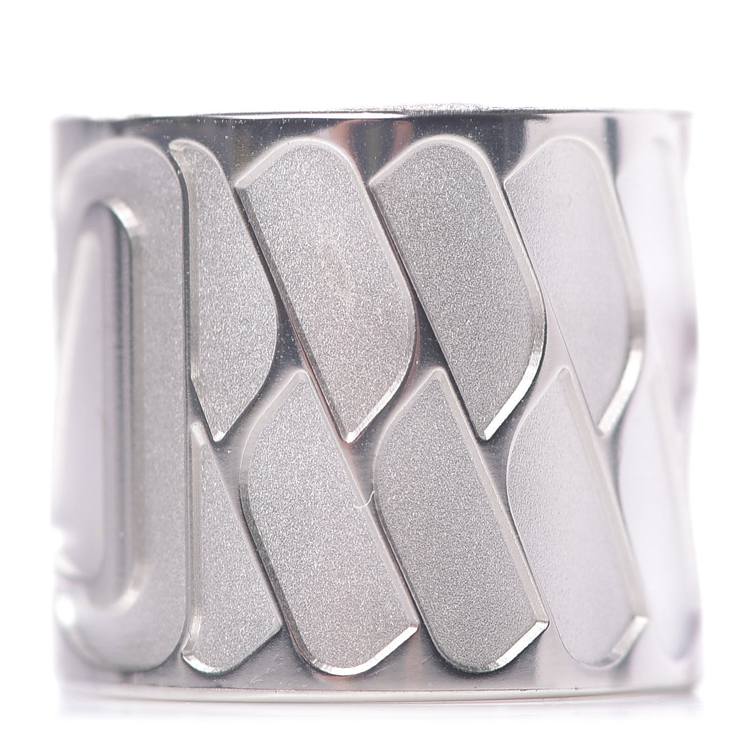 Palladium Embellished Scarf Ring