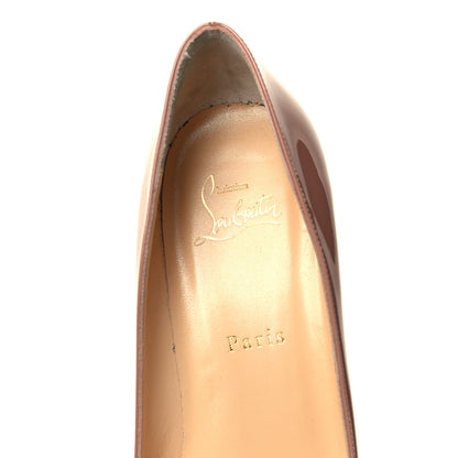 Christian Louboutin Patent Pigalle 85 Pumps 39.5 Nude 7 of 7