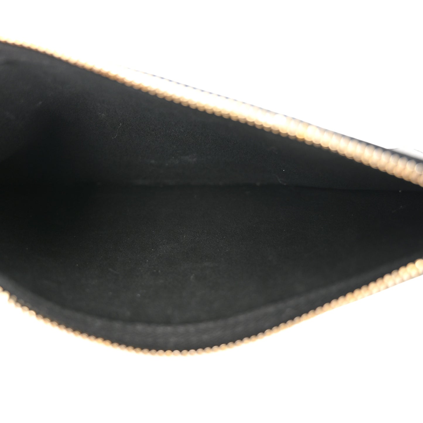 Calfskin North-South Shopping Tote Pouch Black
