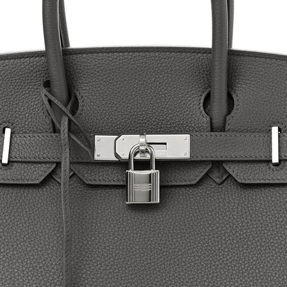 Hermes Togo Birkin 30 Etain 8 of 10