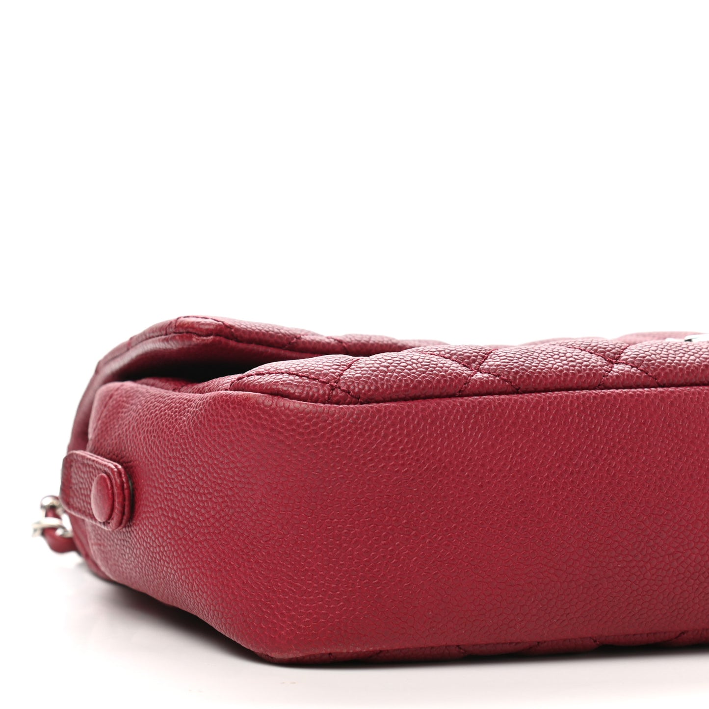 Caviar Quilted Jumbo Easy Flap Dark Pink