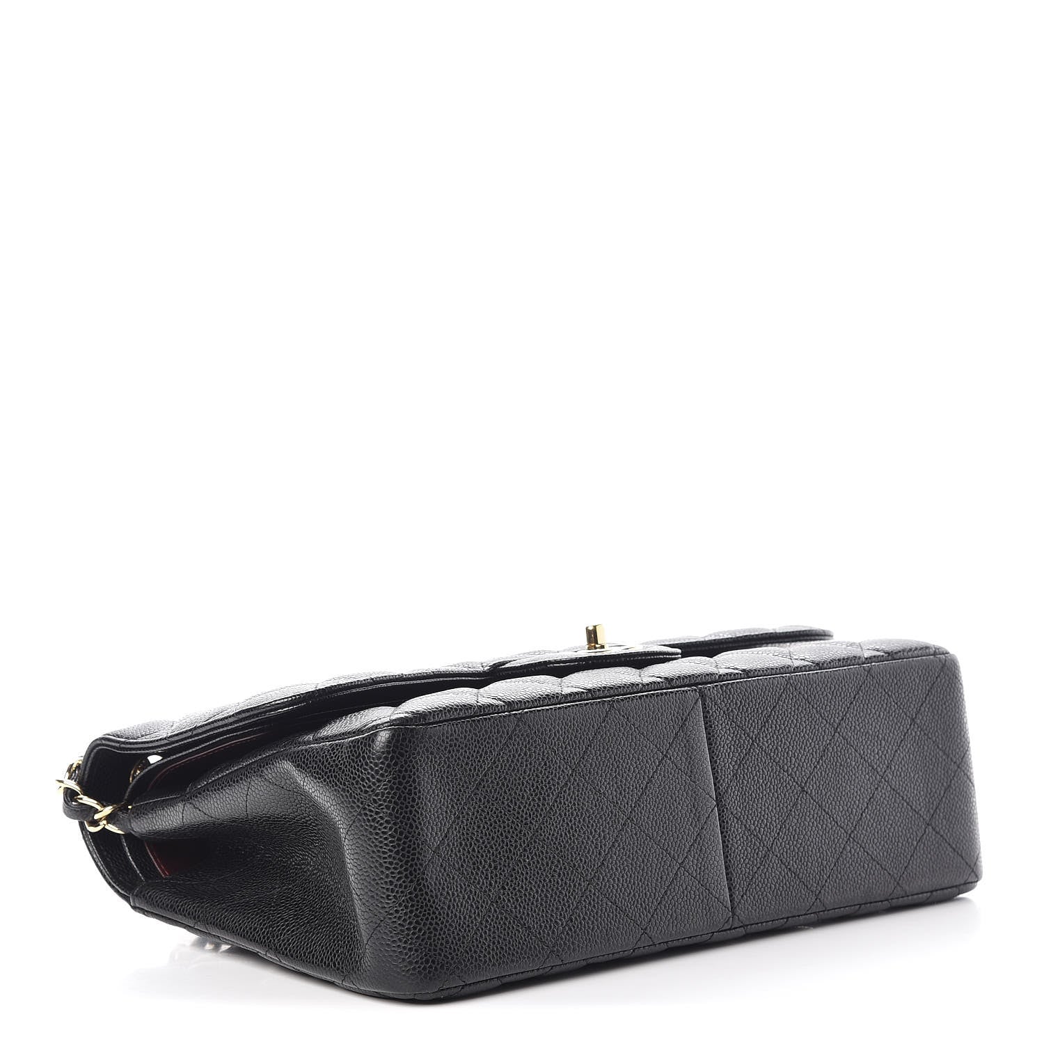 Chanel Caviar Quilted Jumbo Double Flap Black 5 of 9